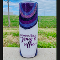 Powered By Grace and Coffee Personalized Tumbler