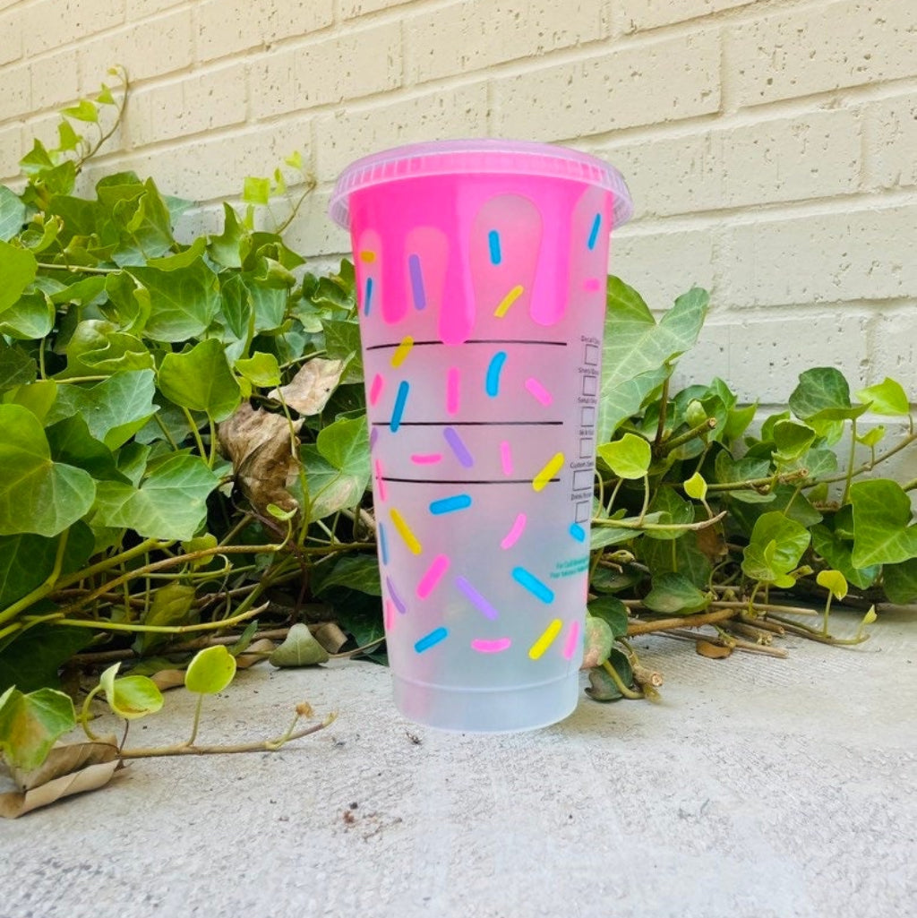 Donut Starbucks Cold Cup