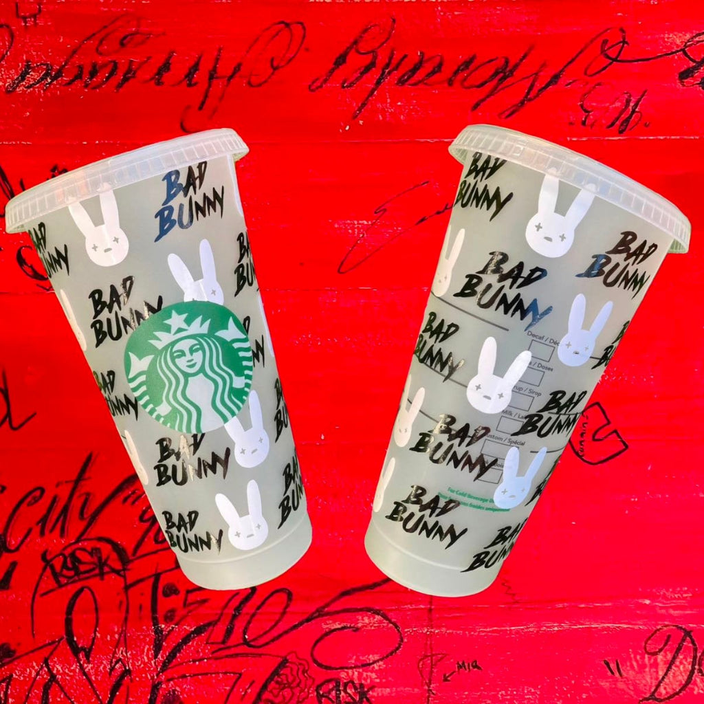 Bad Bunny Starbucks Cold Cup