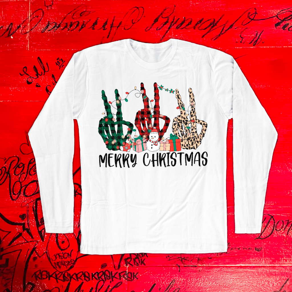 Merry Christmas - Skeleton Hands